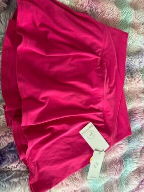 90 Degree By Reflex Hot Pink Athletic Skort